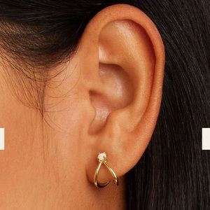 Gorjana Opal Huggies Earrings